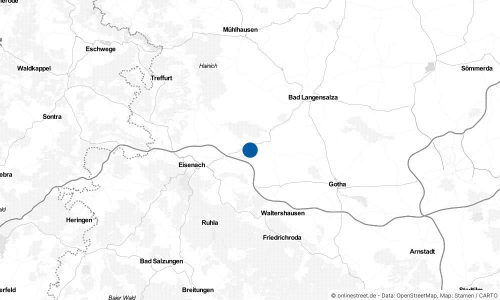 Ettenhausen an der Suhl in Thüringen