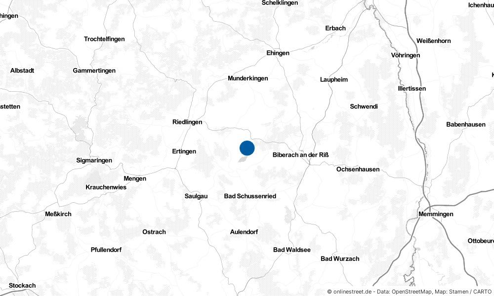 Karte: Wo liegt Seekirch?