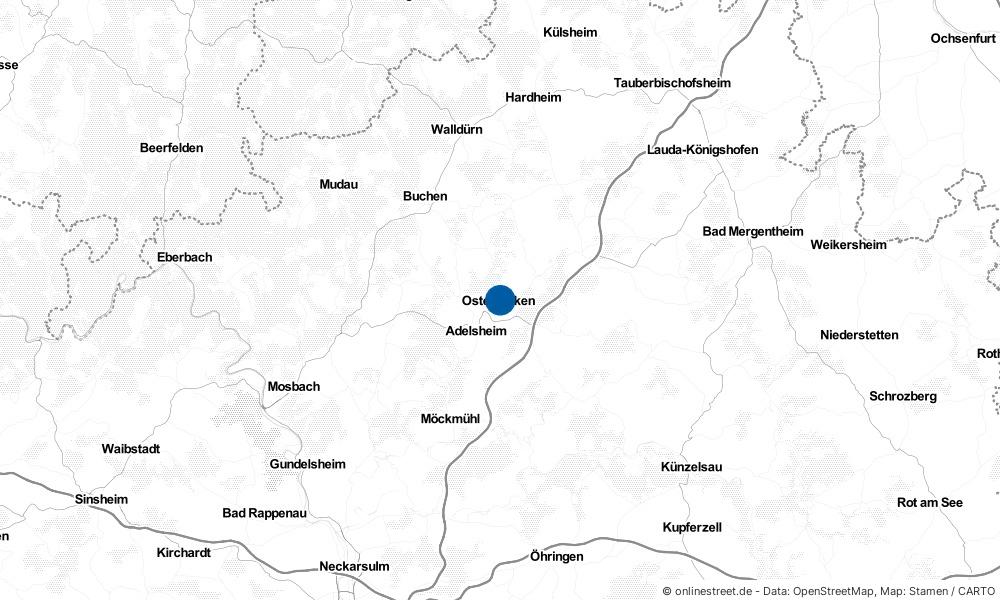 Osterburken in Baden-Württemberg
