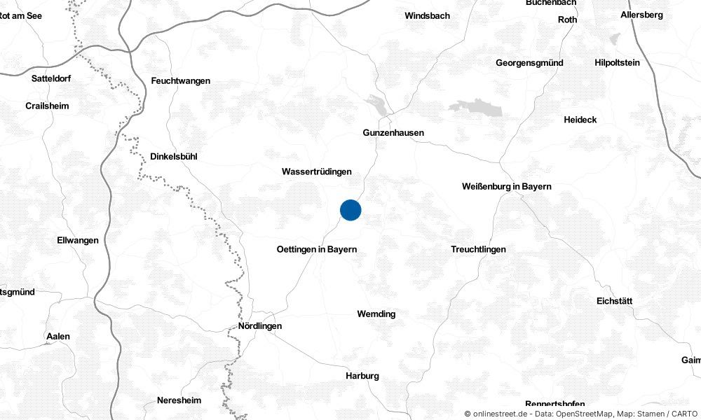 Karte: Wo liegt Westheim?