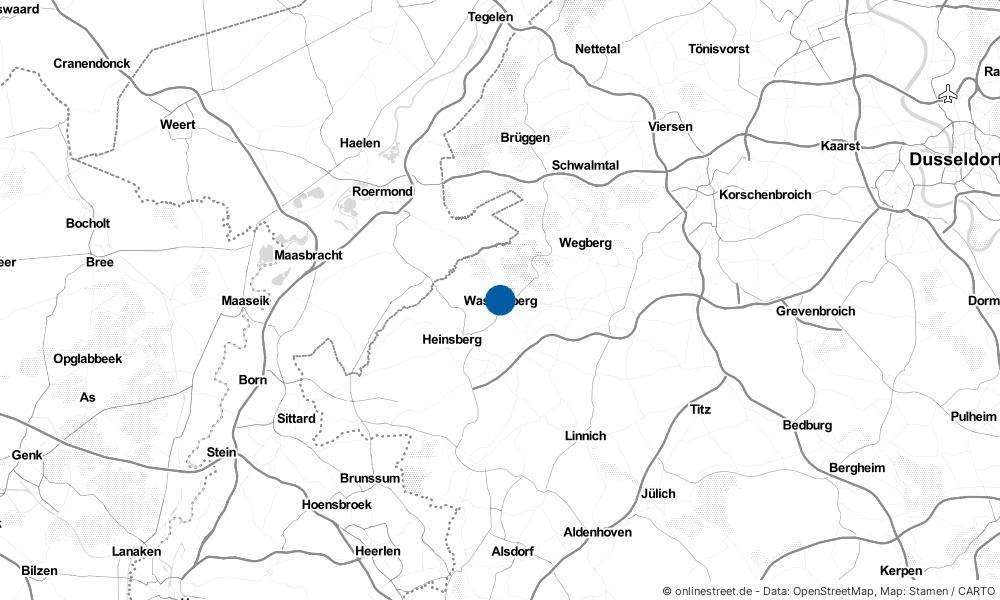 Karte: Wo liegt Wassenberg?