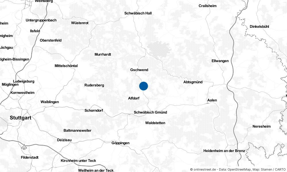 Karte: Wo liegt Spraitbach?