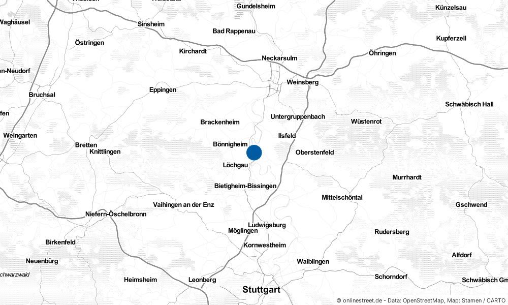Karte: Wo liegt Gemmrigheim?