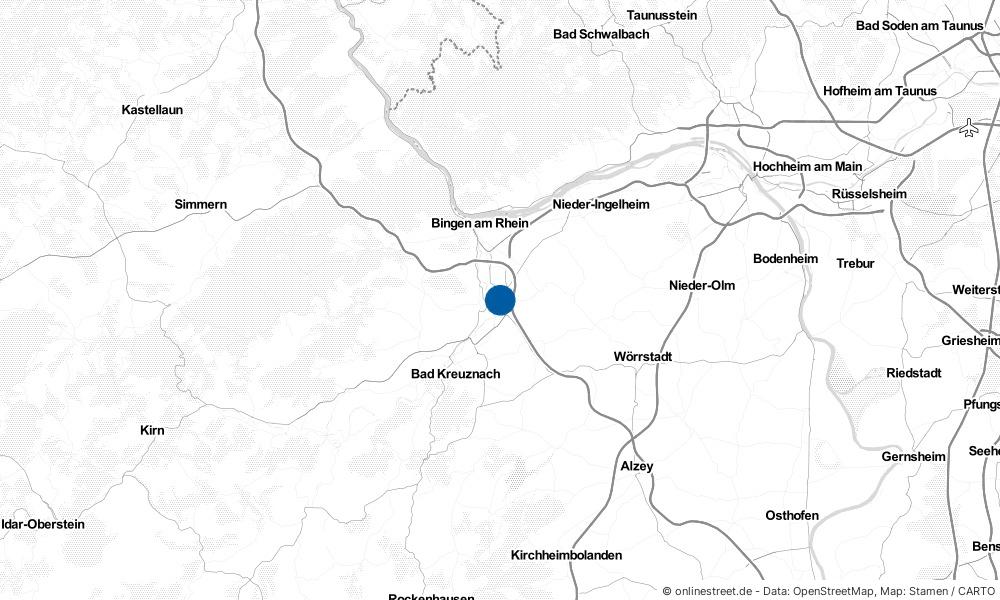 Karte: Wo liegt Gensingen?