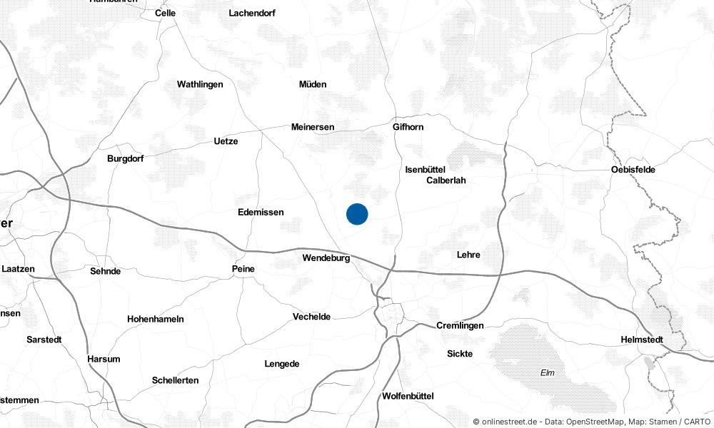 Karte: Wo liegt Adenbüttel?