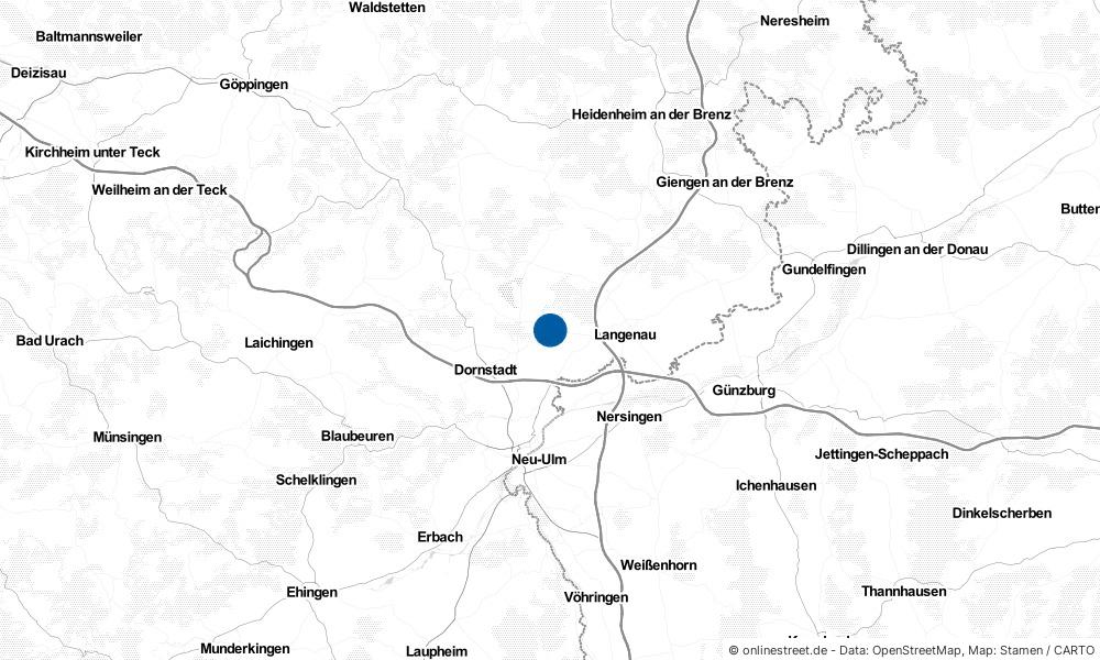 Karte: Wo liegt Bernstadt?