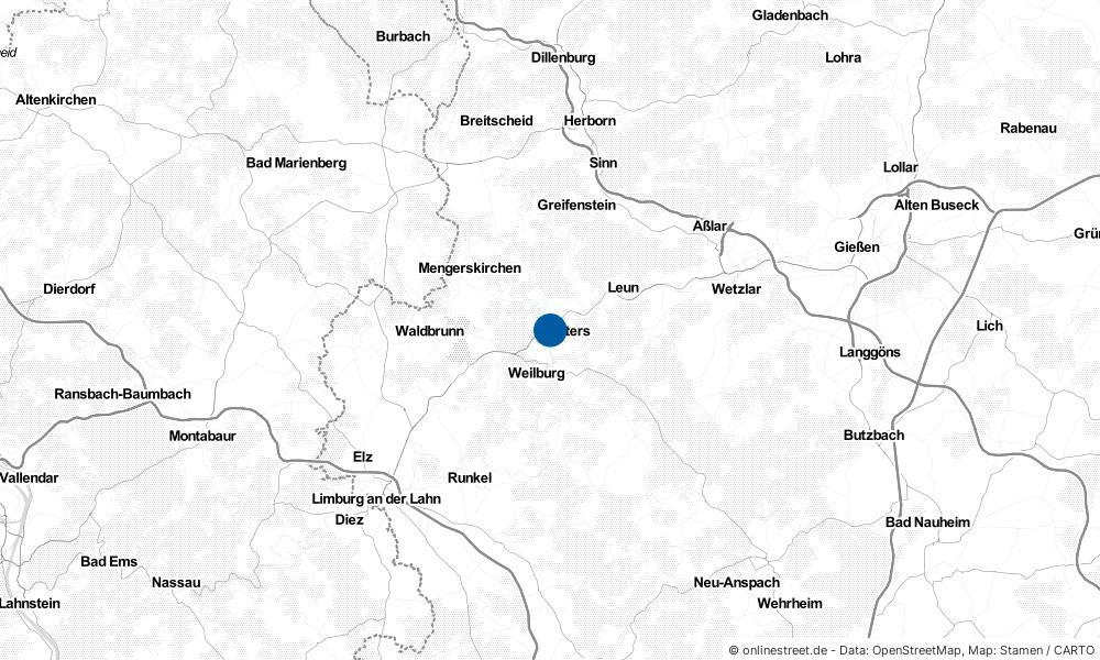 Karte: Wo liegt Löhnberg?