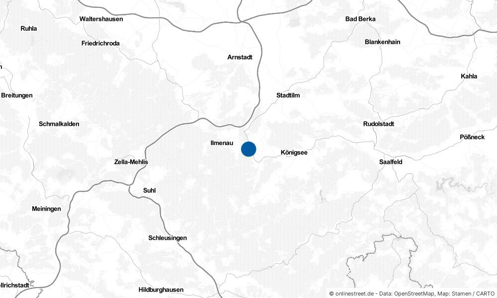 Karte: Wo liegt Langewiesen?