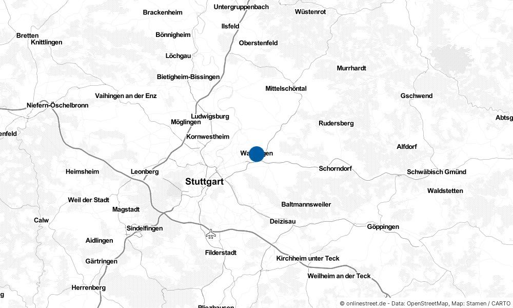 Waiblingen in Baden-Württemberg