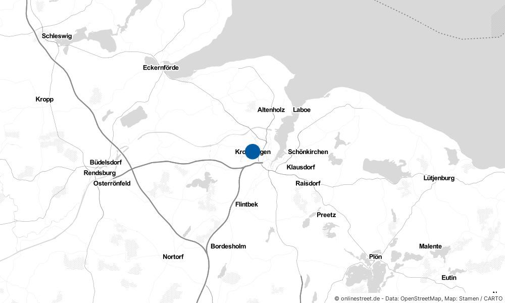 Karte: Wo liegt Kronshagen?