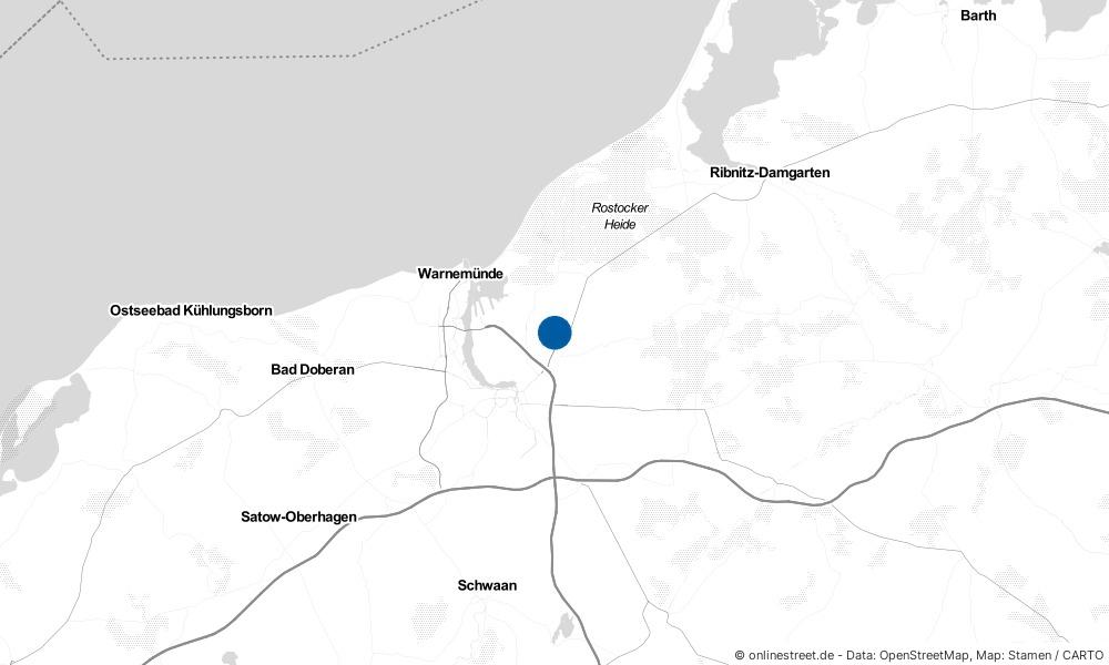 Karte: Wo liegt Mönchhagen?