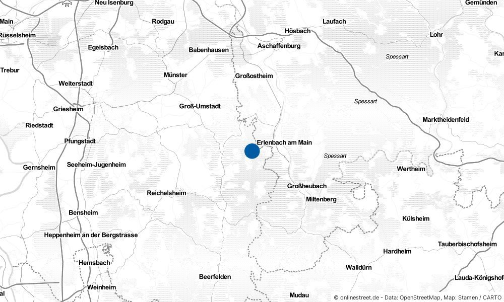 Karte: Wo liegt Lützelbach?