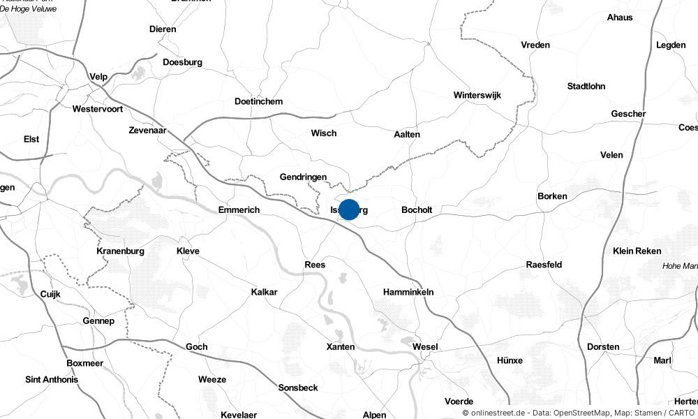 Karte: Wo liegt Isselburg?