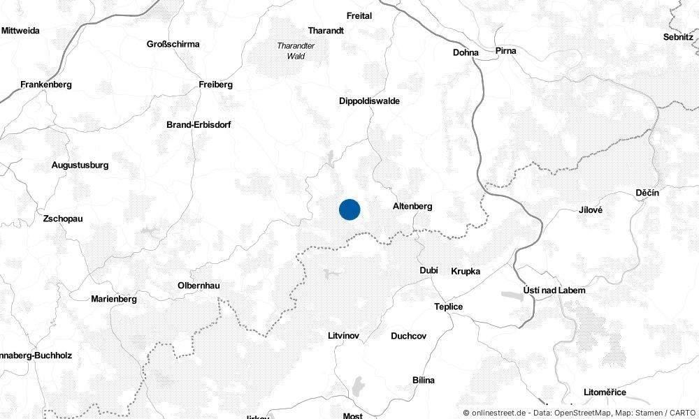 Karte: Wo liegt Hermsdorf (Erzgebirge)?