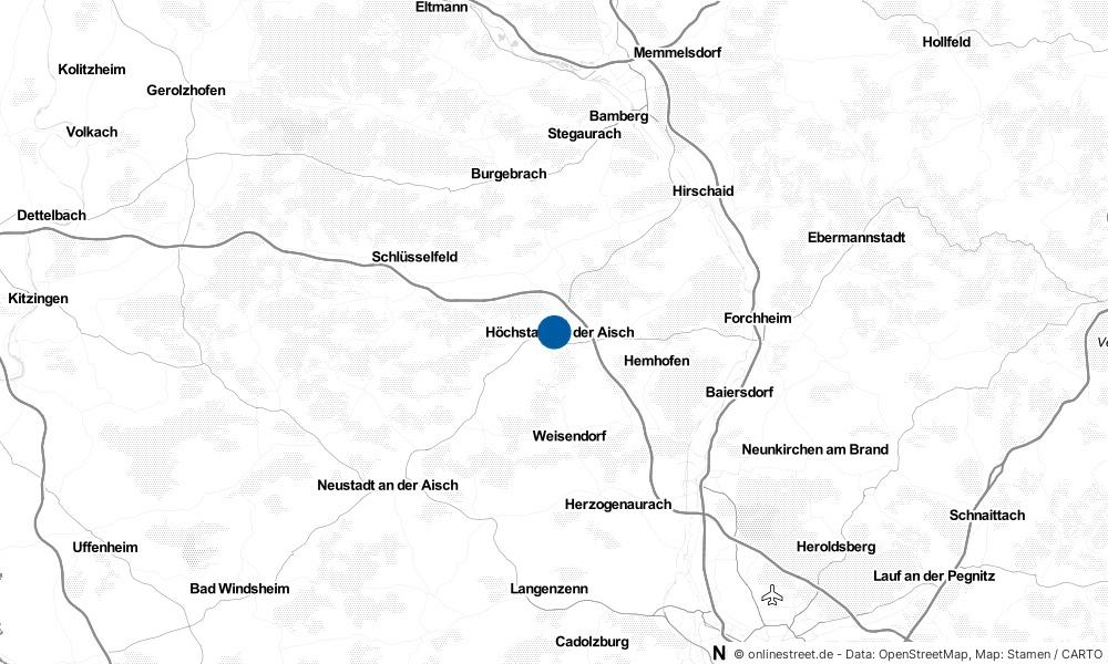 Höchstadt an der Aisch in Bayern