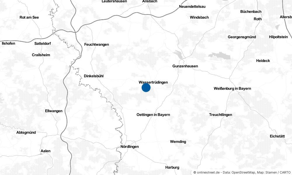 Karte: Wo liegt Röckingen?
