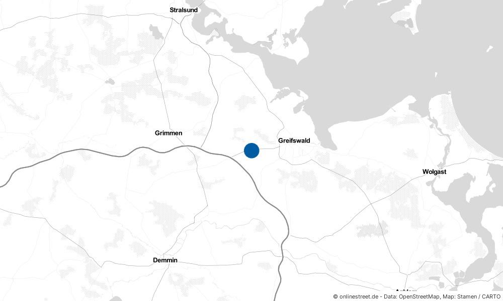Karte: Wo liegt Levenhagen?