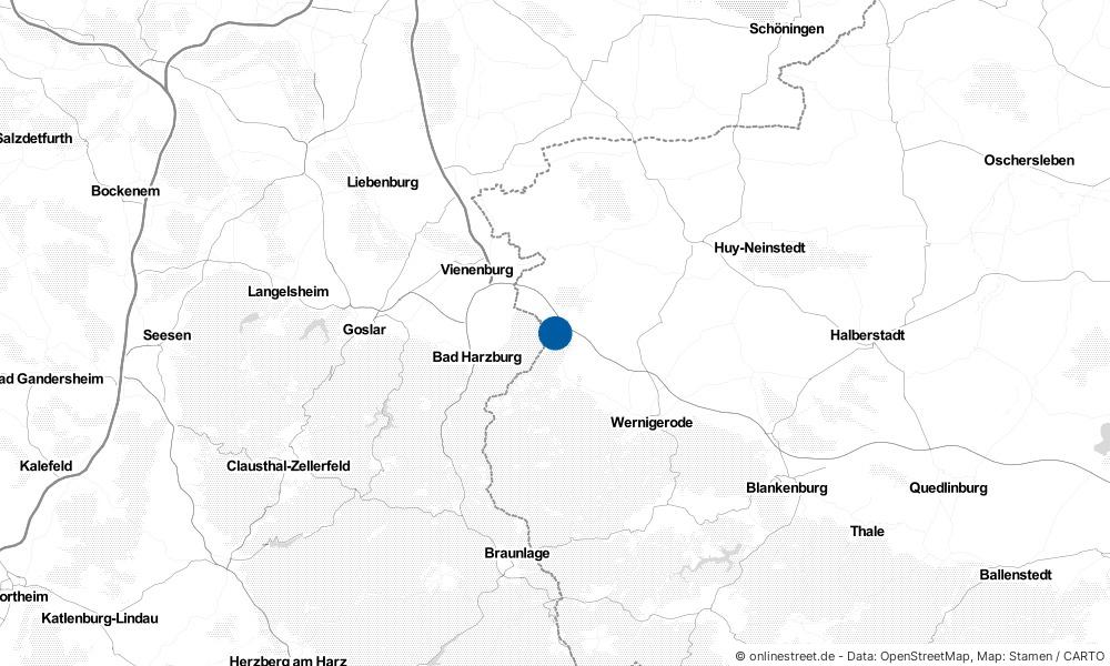 Karte: Wo liegt Stapelburg?