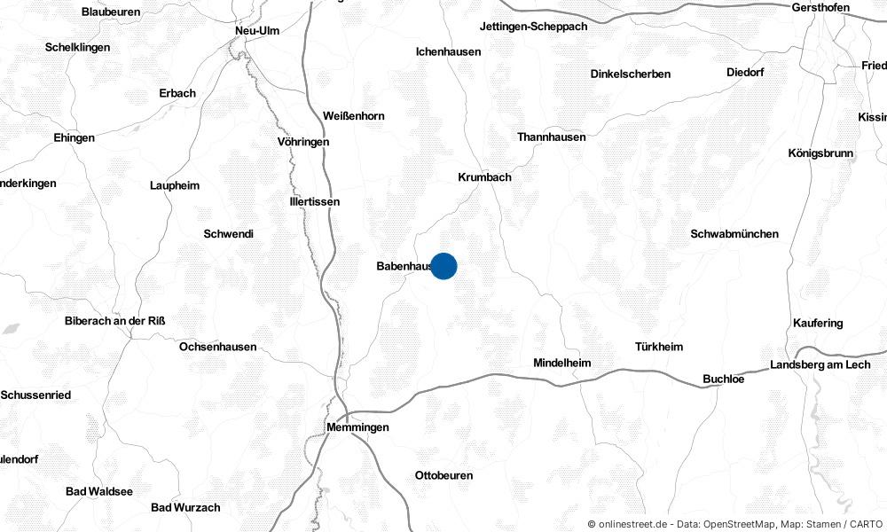 Karte: Wo liegt Kirchhaslach?