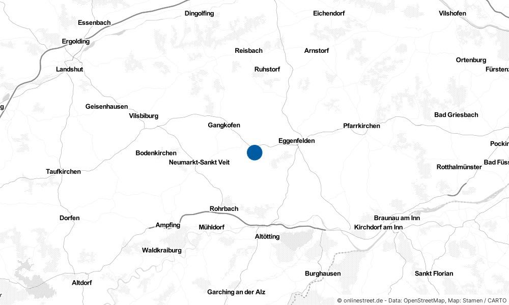 Karte: Wo liegt Unterdietfurt?