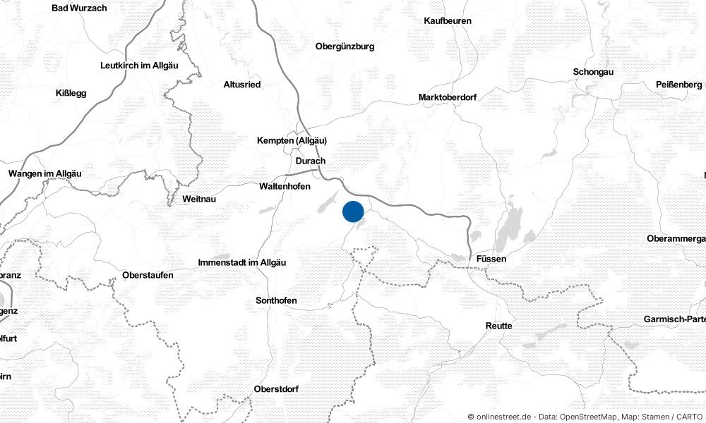 Karte: Wo liegt Oy-Mittelberg?