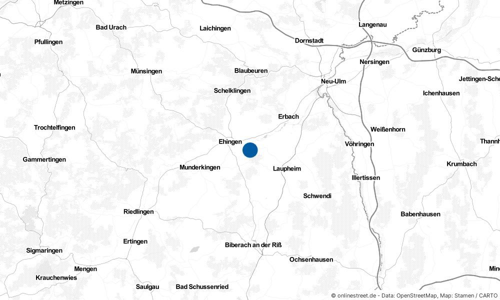 Karte: Wo liegt Griesingen?