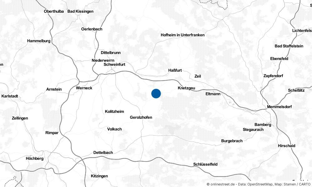 Karte: Wo liegt Donnersdorf?