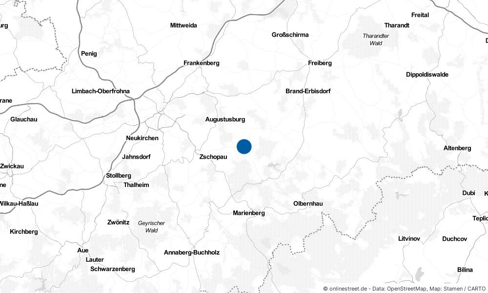 Karte: Wo liegt Grünhainichen?