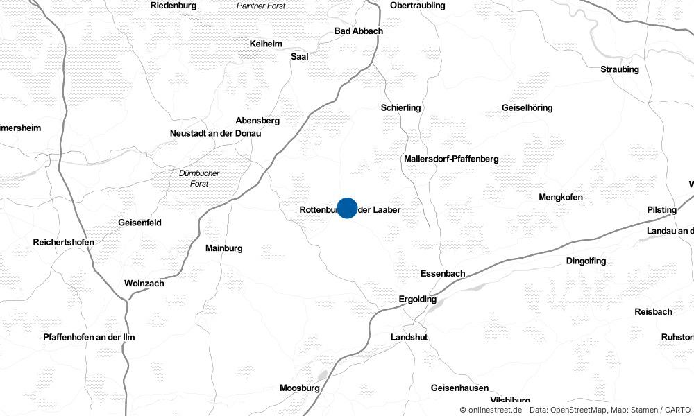 Rottenburg an der Laaber in Bayern