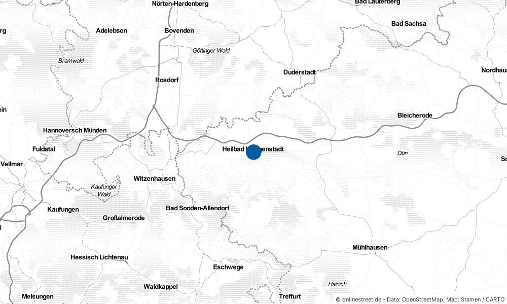 Karte: Wo liegt Heilbad Heiligenstadt?