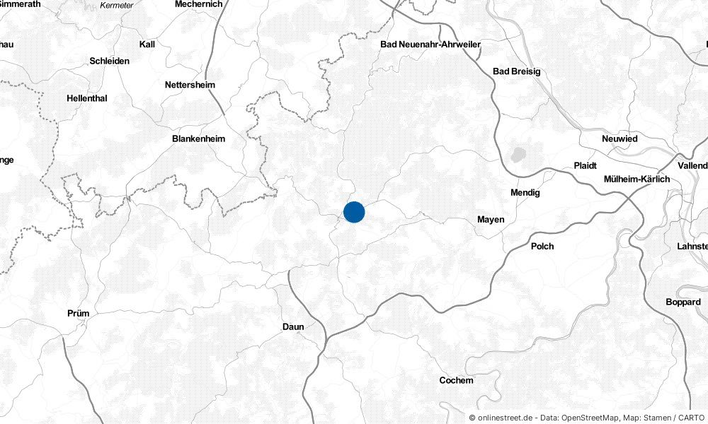 Karte: Wo liegt Nürburg?