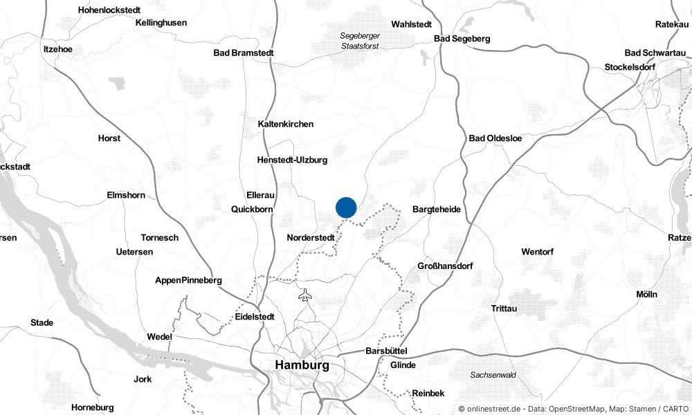 Karte: Wo liegt Tangstedt?