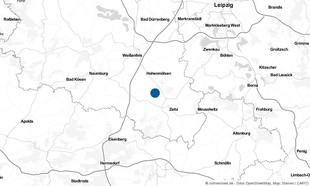 Karte: Wo liegt Trebnitz?