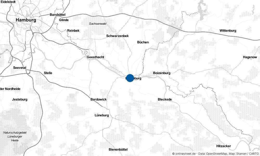 Karte: Wo liegt Hohnstorf (Elbe)?