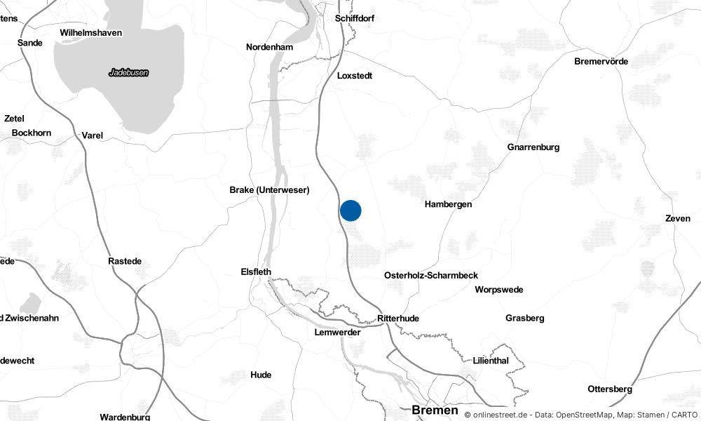 Karte: Wo liegt Wulsbüttel?