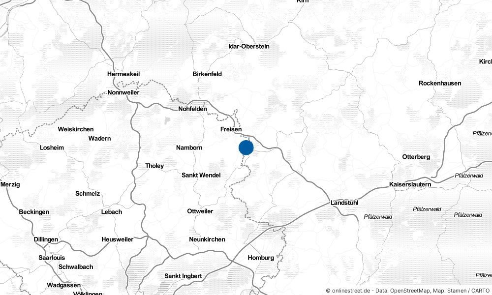Karte: Wo liegt Herchweiler?
