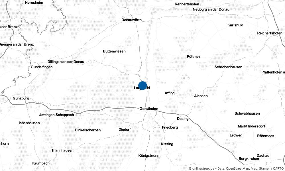 Langweid am Lech in Bayern