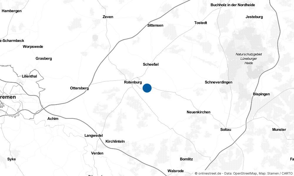 Karte: Wo liegt Hemsbünde?