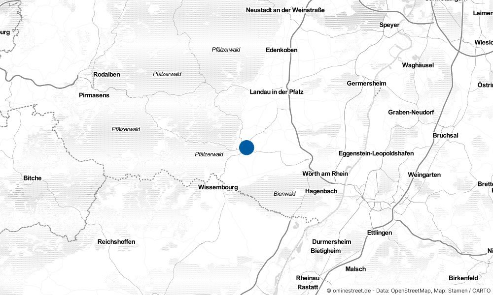 Karte: Wo liegt Kapellen-Drusweiler?