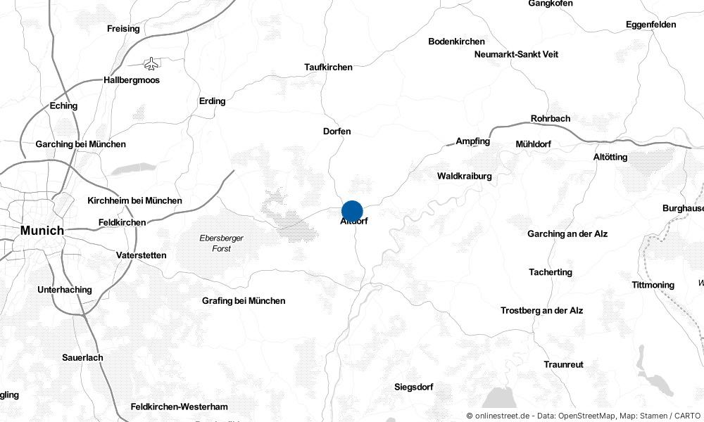 Karte: Wo liegt Haag in Oberbayern?