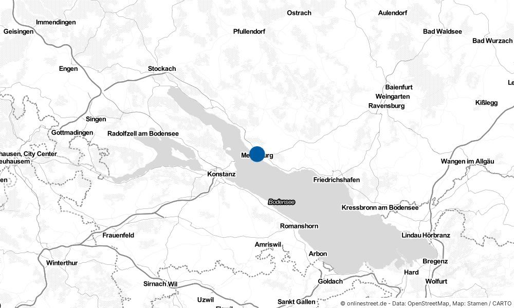 Karte: Wo liegt Meersburg?