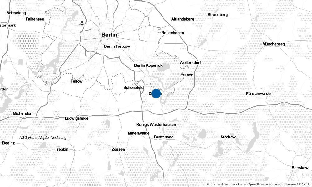 Karte: Wo liegt Eichwalde?