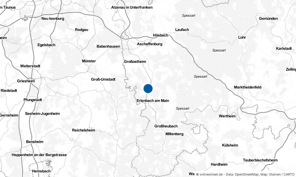 Karte: Wo liegt Obernburg am Main?