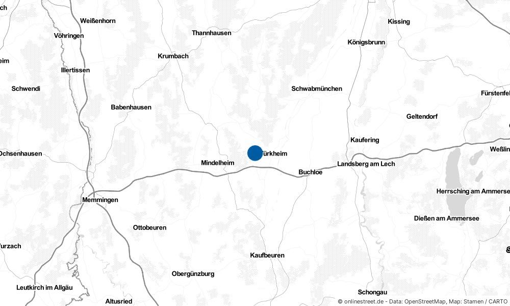 Karte: Wo liegt Rammingen?