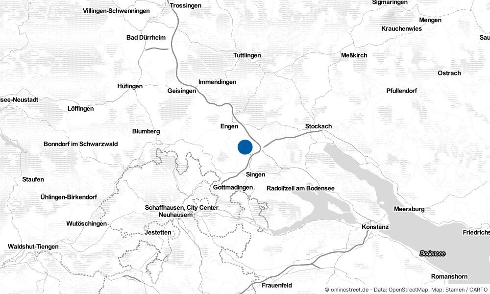 Karte: Wo liegt Mühlhausen-Ehingen?