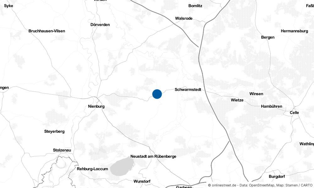 Karte: Wo liegt Rodewald?