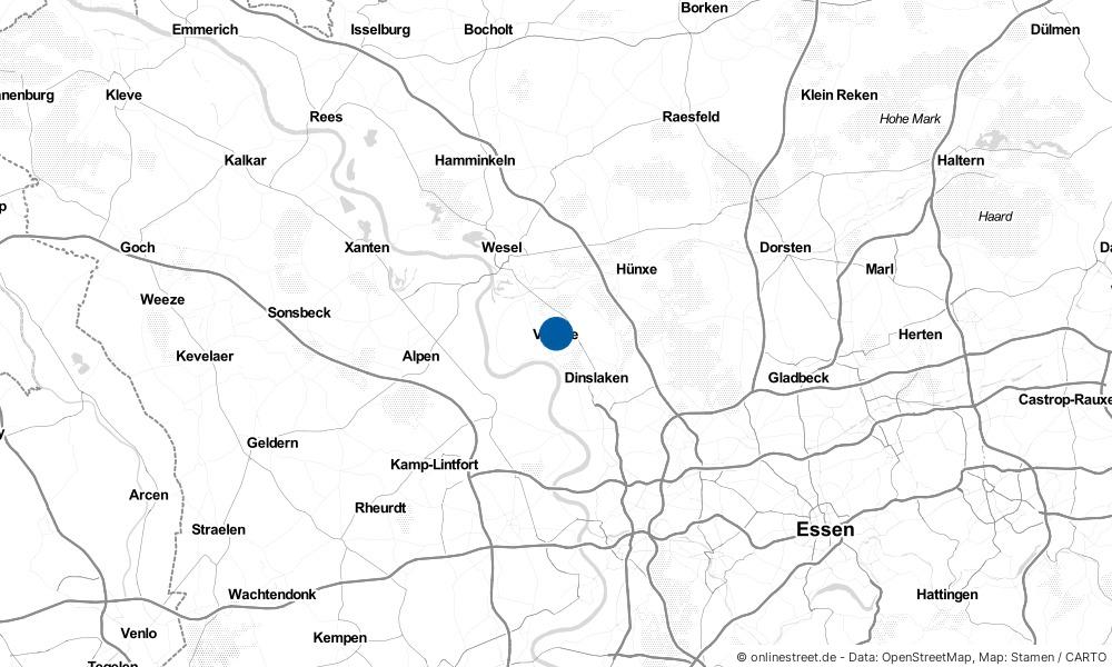 Voerde in Nordrhein-Westfalen