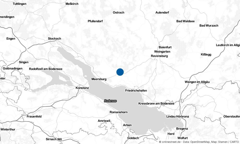Karte: Wo liegt Markdorf?