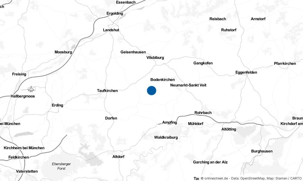 Karte: Wo liegt Wurmsham?