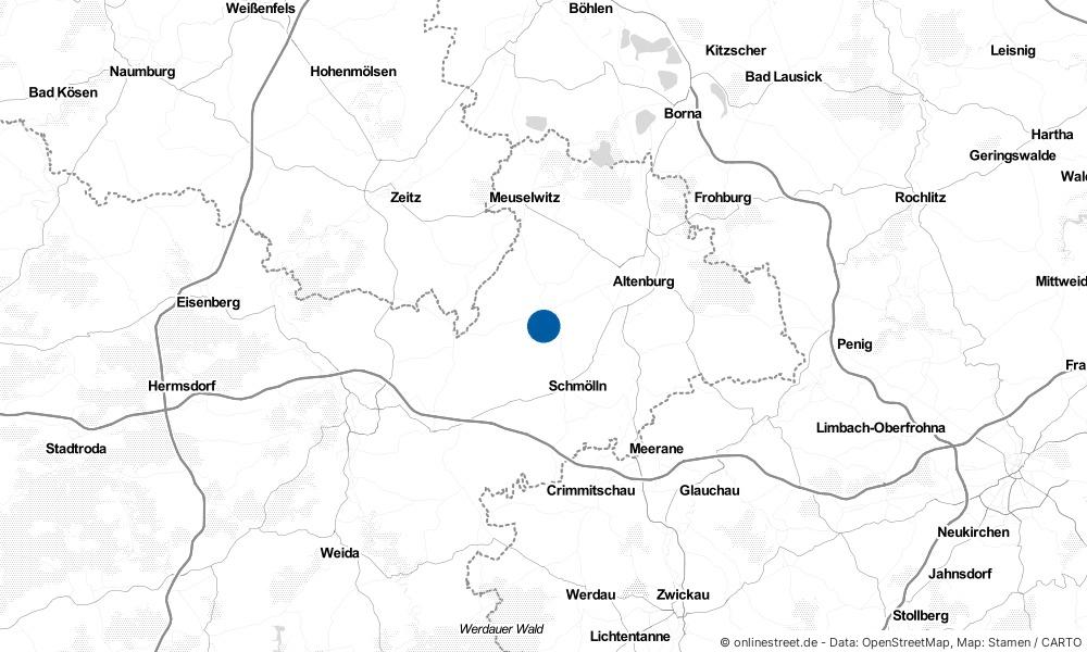 Karte: Wo liegt Göllnitz?